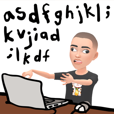 keyboard smash