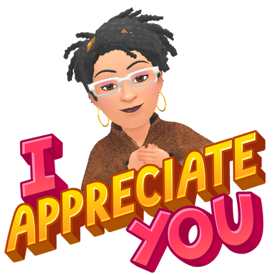 I appreciate you