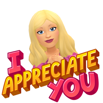 I appreciate you