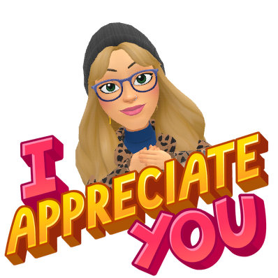 I appreciate you
