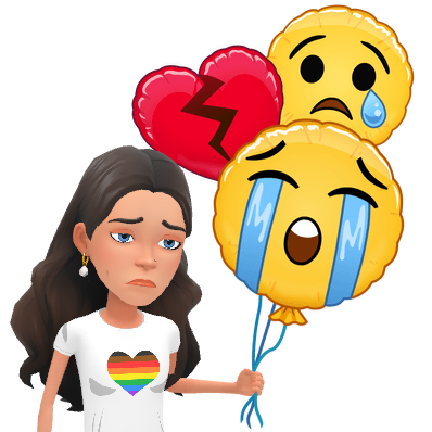 sad emoji balloons