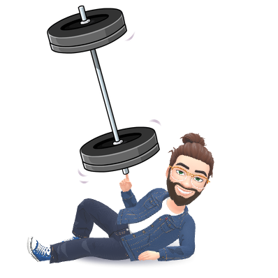 balancing a barbell on finger