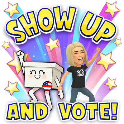 show up and vote
