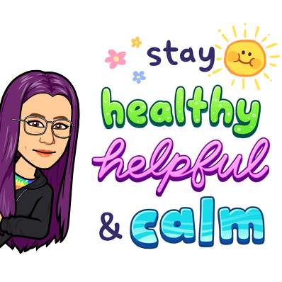 stay healthy helpful and calm