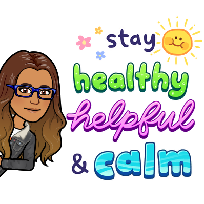 stay healthy helpful and calm