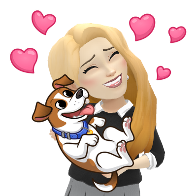hugging a dog