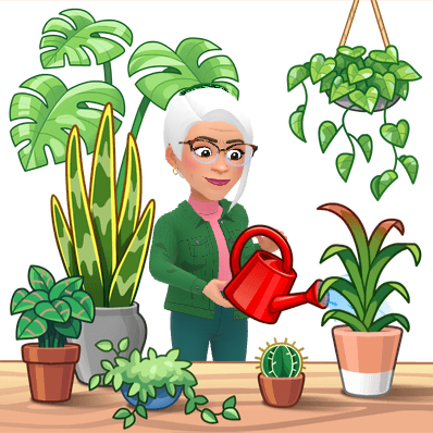 watering plants