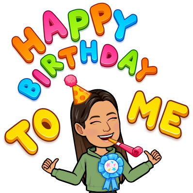 happy birthday to me