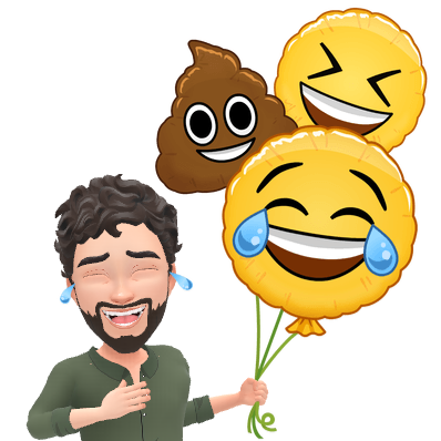 laughing emoji balloons   