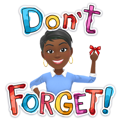 dont forget
