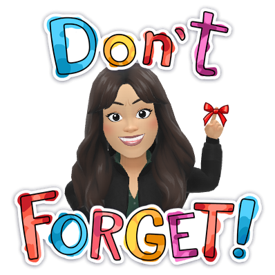 don't forget