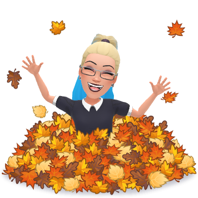 a pile of autumn leaves