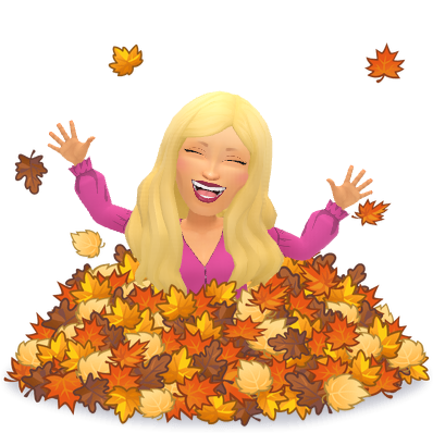 a pile of autumn leaves