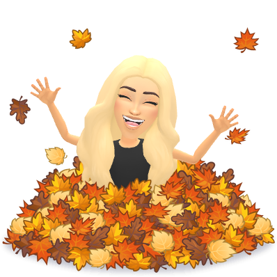 a pile of autumn leaves