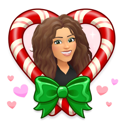 candy cane heart