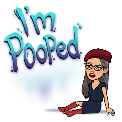 I'm pooped