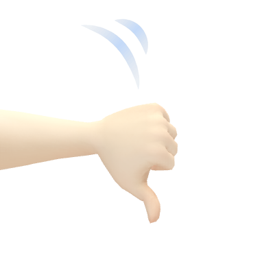 thumbs down