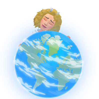 hugging earth