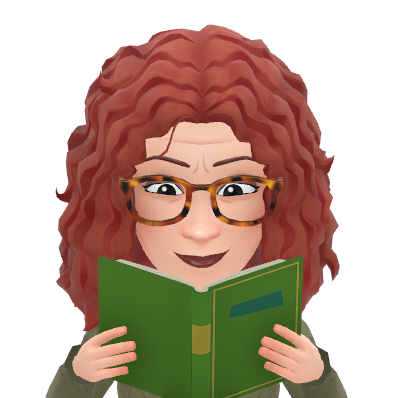 reading a book