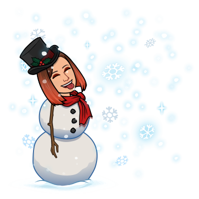 catching snowflakes snowman