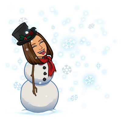 catching snowflakes snowman