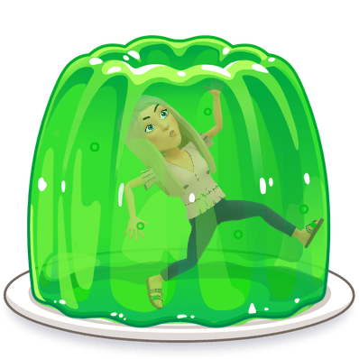 stuck in a green jello mold 