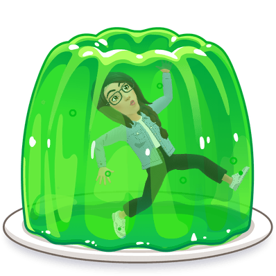 stuck in a green jello mold 