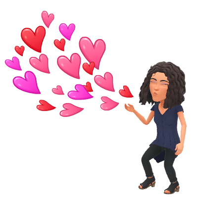 blowing kisses