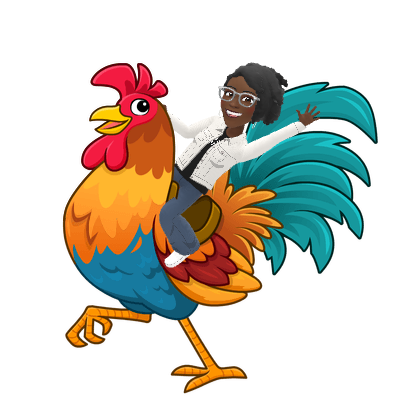 riding a rooster