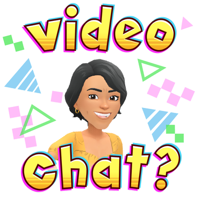 A person asking, 'Video chat?'