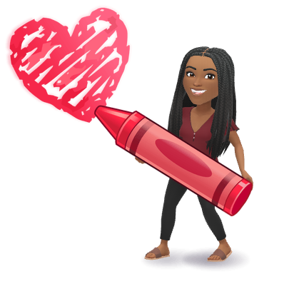 crayon heart