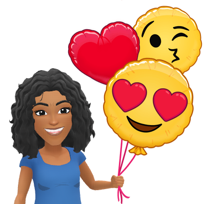 love emoji balloons