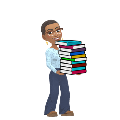 Happy stack of books