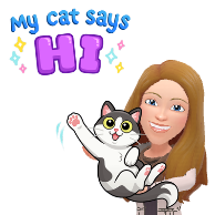 my cat says hi