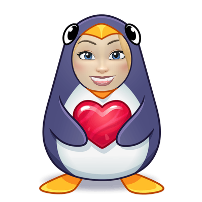 penguin heart