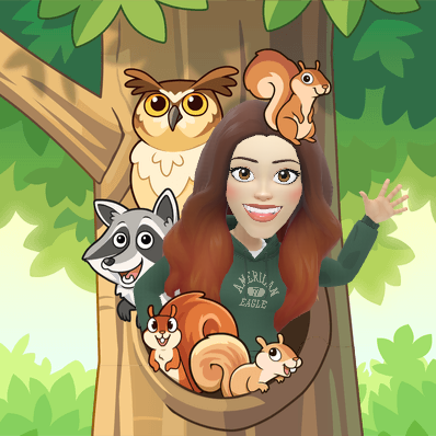waving with forest critters
