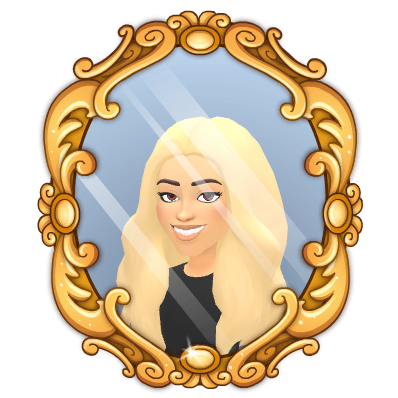 Ornate mirror reflection