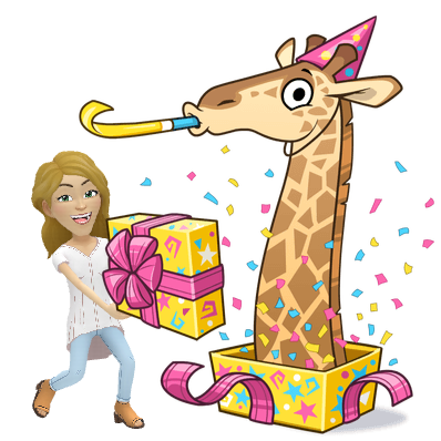 birthday giraffe