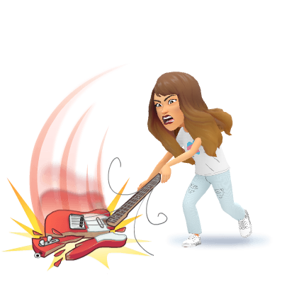 guitar smash