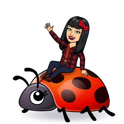 riding a ladybug